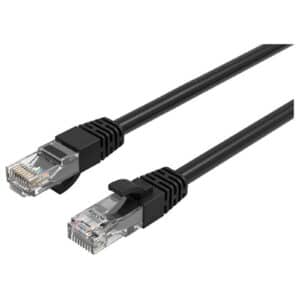 Cruxtec 0.5m Cat6 Ethernet Cable - Black Color - NZ DEPOT