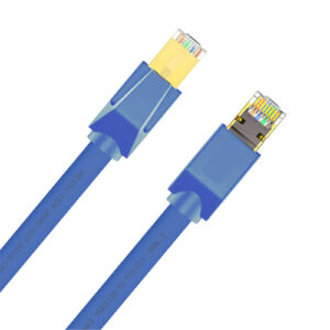 Cruxtec 1m Cat8 Ethernet Cable - Blue Color 40Gb/ SFTP Triple Shielding - NZ DEPOT