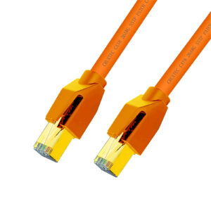 Cruxtec 2m Cat8 Ethernet Cable Orange Color 40Gb SFTP Triple Shielding NZDEPOT 1