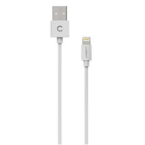 Cygnett CY2723PCCSL Essentials Lightning to USB A Cable 1M Whitestays on tight Ergonomic design with grip points on sides NZDEPOT 1