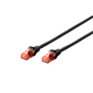 Digitus DK-1617-030/BL UTP CAT6 Patch Lead - 3M Black > PC Peripherals & Accessories > Cables > Network & Telephone Cables - NZ DEPOT