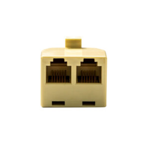 Dynamix A RJ11T RJ11 6x Conductor Dual Adaptor 2x Sockets1x Plug. NZDEPOT 1