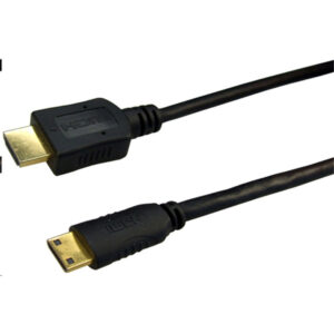 Dynamix C-HDMI14-HM-1 1m HDMI to HDMI Mini Cable High-Speed with Ethernet Max Res: 4K 30Hz(38402160) - NZ DEPOT