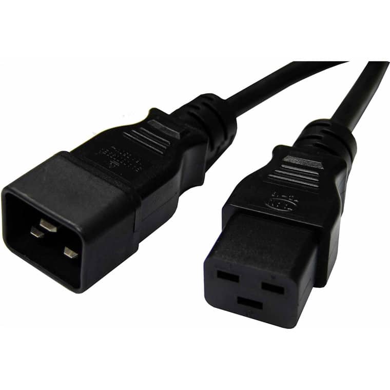 Dynamix C-iec16a-4 4m Iec 16a Power Extension Cord. (c20 Plug To C19 