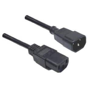 Dynamix C POWERC X0 0.5M SAA Approved Power Cord IEC Male to Female for Monitor to CPU C14 to C13 NZDEPOT - NZ DEPOT
