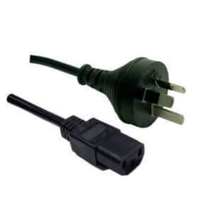 Dynamix C POWERC0 C13 0.5M 3 Pin Plug to IEC Female Plug 10A SAA Approved Power Cord BLACK Colour AUNZ C 13 standard NZDEPOT - NZ DEPOT