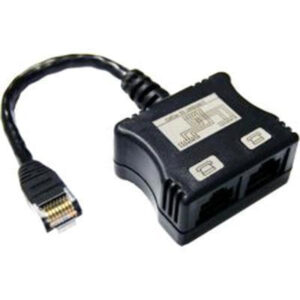 Dynamix C-RJ45LT3 T3 connector DUAL ADAPTER RJ-45 (2x ANALOG Ph) WITH SHORT CABLE - NZ DEPOT