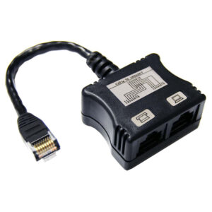 Dynamix C-RJ45LT6 RJ45 Dual Adapter (1x Digital Ph. and 1 x UTP) with short cable - NZ DEPOT