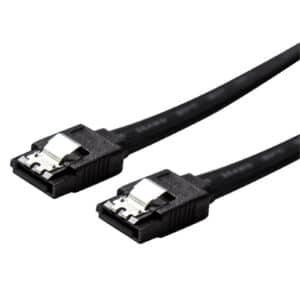Dynamix C SATA3 50cm SATA 6Gbs Data Cable with Latch black colour NZDEPOT - NZ DEPOT
