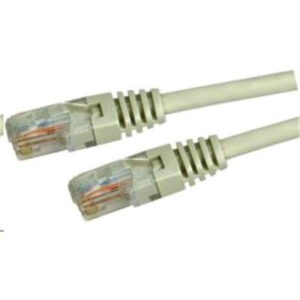 DYNAMIX 0.3m Cat5e Beige UTP Patch Lead (T568A Specification) 100MHz 24AWG Slimline Moulding & Latch Down Plug with RJ45 Unshielded Gold Plated Connectors. - NZ DEPOT