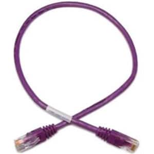 Dynamix PL-X6-1 1m Cat6 UTP Cross Over Patch Lead - Purple with Label 24AWG Slimline Snagless Moulding.RJ45Unshielded Connector with 50 Inch Gold Plate. - NZ DEPOT
