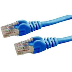 DYNAMIX 4m Cat6 Blue UTP Patch Lead (T568A Specification) 250MHz 24AWG Slimline Snagless Moulding. RJ45 Unshielded Connector with 50µ Inch Gold Plate. - NZ DEPOT