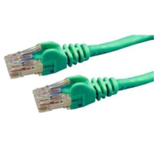 DYNAMIX 0.5m Cat6 Green UTP Patch Lead (T568A Specification) 250MHz 24AWG Slimline Snagless Moulding. RJ45 Unshielded Connector with 50µ Inch Gold Plate. - NZ DEPOT