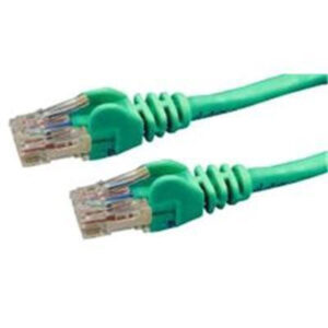 Dynamix 5m Cat6 Green UTP Patch Lead (T568A Specification) 250MHz 24AWG Slimline Snagless Moulding. RJ45 Unshielded Connector with 50µ Inch Gold Plate. - NZ DEPOT