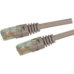 Dynamix PLGY-C5E-1H 1.5M Cat5E Grey UTP Patch Lead (T568A Specification) 100MHz Slimline Molding & Latch Down Plug - NZ DEPOT