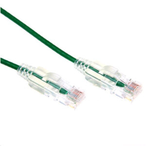 Dynamix PLSG-C6-2 2m Cat6A 10G Green Ultra-Slim Component Level UTP Patch Lead (30AWG) with RJ45 Unshielded 50 - NZ DEPOT