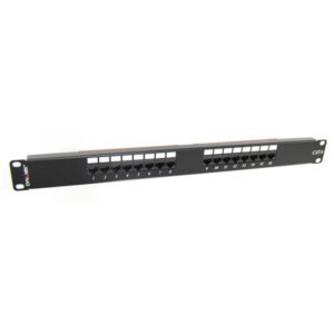 Dynamix PP C6 16 16 Port 19 Cat6 UTP Patch Panel T568A T568B Wiring 1RU 110x Terminations NZDEPOT