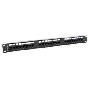 Dynamix PP C6 24 24 Port 19 Cat6 UTP Patch Panel T568A T568B Wiring 1RU 110 termination NZDEPOT