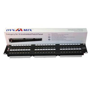 Dynamix PP C6 48 48 Port 19 Cat6 UTP Patch Panel T568A T568B Wiring 2RU 110 termination NZDEPOT