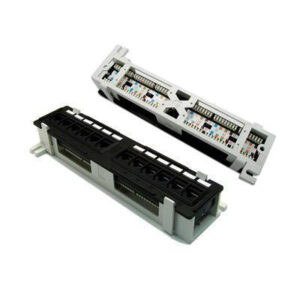 Dynamix PP MINI12 C6B Mini 12 Port Patch Panel Cat6 T568A T568B Wiring NZDEPOT