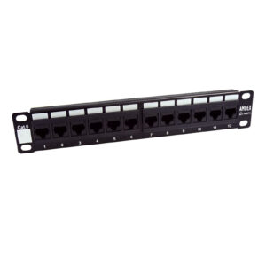 Dynamix PP10 C6 12 PP110 12 Port Cat6 Patch Panel for 10 Cabinet R10 series NZDEPOT