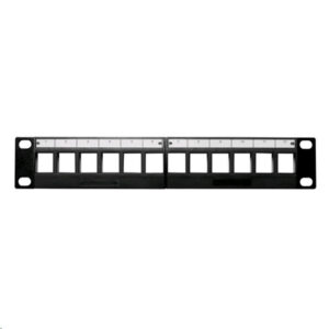 Dynamix PP10 UKS 12 10 12 Port Unloaded Keystone Panel NZDEPOT