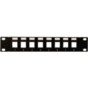 Dynamix PP10 UKS 8 10 8 Port Unloaded Keystone Jack Patch Panel for 10 Cabinet R10 series NZDEPOT