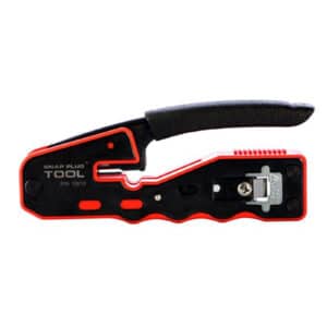 Dynamix PTC-CP Lightweight Push Through Crimper with Built-in Stripping & Cutting Blade.Built-inConductor Straightener. Push-button Lock for Easy Blade Storage. Replacement Blades - PTC-BLADE - NZ DEPOT