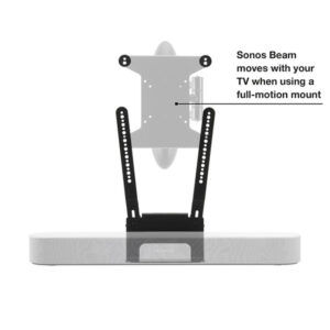 FLEXSON FLXBTV1021 TV Mount Attachment Beam Black x1 NZDEPOT 1