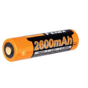 Fenix 18650 Li-ion Battery ARB-L18-2600 Rechargeable Battery Button-Top