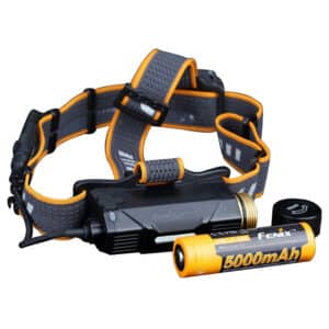 Fenix Camping Hiking HP25R V2.0 Iron Grey Expedition Headlamp Max 1600 Lumens Powered by 1 x 21700 5000mAh Li ion Batteries Build In USB Type C Charging Port Battery is Included. NZDEPOT 1