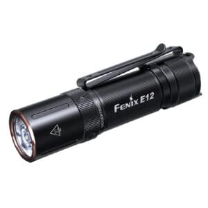 Fenix Everyday Carry Torch E12 V2.0 Mini Keychain Flashlight Max 160 Lumens Head 0.75 19mm Powered by 1 x AA Alkaline Battery. One Hand Operate by Tail Switch 1 x AA Battery is Included. NZDEPOT