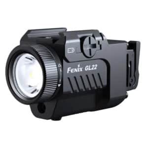 Fenix Gun Light GL22 Multi Purpose Tactical Flashlight Max 750 Lumens Powered by 1 x 16340 700mAh Li ion Battery with Build in Micro USB Charging Port Precise Red Laser Aiming NZDEPOT