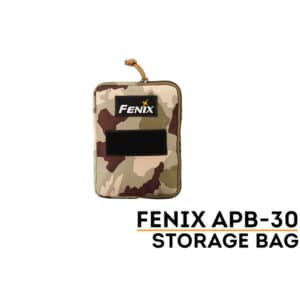 Fenix StorageCarry Bag APB 30 Headlamp Multipurpose Storage Carry Pocket Durable Cordura Fabric Inner PU Lining Fits Fenix or other Head Flashlights Torches NZDEPOT 1