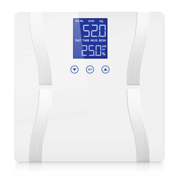 Glass Lcd Digital Body Fat Scale Bathroom Electronic Gym Water Weighing Scales White, Home &Amp; Living, Bathroom, Bathroom Accessories, Bathroom Scales, ,  - Nz Depot 1