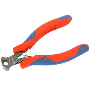 Goldtool Precision Plier 110mm Polished CRV End Nipper 11mm Flush Cutter Double Leaf Springs Rubber Easy Grip Handles for Greater Comfort RedBlue Colour Handles NZDEPOT - NZ DEPOT