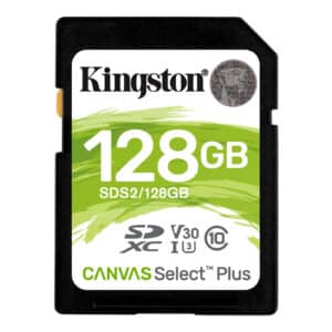 Kingston 128GB SDHC Canvas Select CL10 UHS I up to 100MBs read 85MBs Write Capture in Full HD 4K UHD video 1080p NZDEPOT - NZ DEPOT
