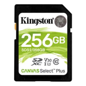 Kingston 256GB SDHC Canvas Select CL10 UHS-I