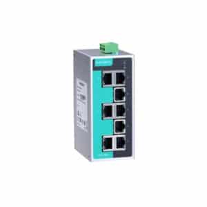 MOXA Industrial switch EDS 208A T 8 port Unmanaged Ethernet switch with 8 10100BaseTX ports 40 to 75°C operating temperature NZDEPOT - NZ DEPOT