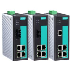 MOXA Industrial switch EDS-305-M-ST 5 port Unmanaged switches with 4x10/100BaseT(X) ports