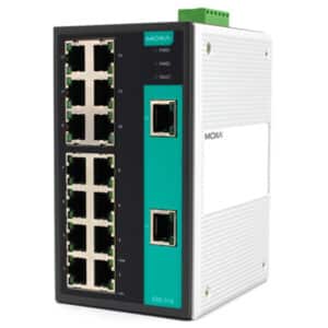 MOXA Industrial switch EDS 316 16 port 16 port unmanaged Ethernet switches Relay output warning 40 to 75°C operating temperature range NZDEPOT - NZ DEPOT