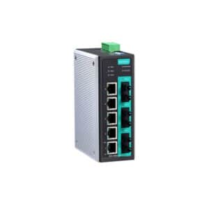 MOXA Industrial switch EDS 408A 3M ST T 8 port Entry level managed Ethernet switch 40 to 75°C operating temperature 5 10100BaseTX ports 3 100BaseFX multi mode ports with ST connectors NZDEPOT - NZ DEPOT