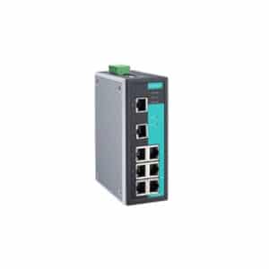 MOXA Industrial switch EDS 408A EIP T 8 port Entry level managed Ethernet switch 40 to 75°C operating temperature 8 10100BaseTX ports EtherNetIP enabled NZDEPOT - NZ DEPOT
