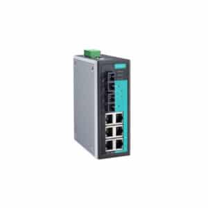 MOXA Industrial switch EDS 408A SS SC T 8 port Entry level managed Ethernet switch 40 to 75°C operating temperature 6 10100BaseTX ports 2 100BaseFX single mode ports with SC connectors NZDEPOT - NZ DEPOT