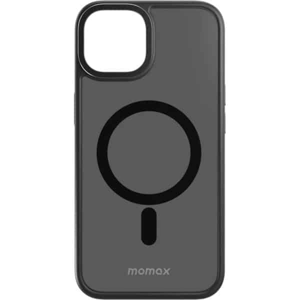 Momax iPhone 14 Pro (6.1") Hybrid Magnetic Case - Black - Metal Ring Camera Protection