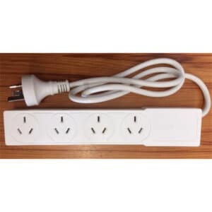 Neway 4 outlet power board with overload protection 230 240V 50Hz 10A Max. AUNZ SAA Approved NZDEPOT - NZ DEPOT