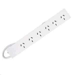 Neway 6-Outlet Socket 6-way SAA Approved Wire:3G1.0MM2 Length:1M AU/NZ with switch and over-current&surge protection - NZ DEPOT