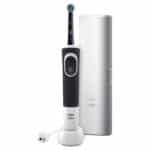 Oral-B Pro 100 CrossAction Electric Toothbrush with Travel Case (Black) From the #1 brand recommended by dentists worldwide - NZ DEPOT