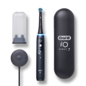 Oral B iO Series 7 Electric Toothbrush Black with charging stand and travel case NZDEPOT 1
