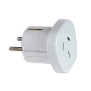 PUDNEY P4423 EURO TRAVEL ADAPTOR outbound adapter For use with NZ and Australian Appliances overseas - NZ DEPOT